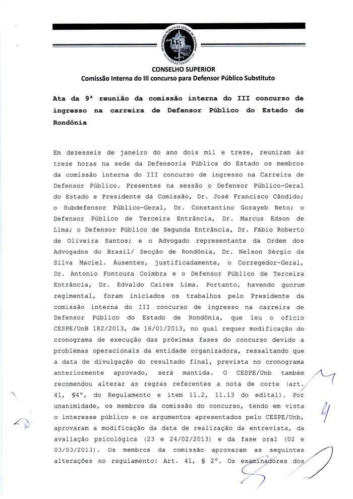 URGENTE:alteração da data do concurso para defensor público