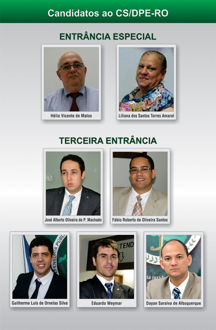 Eleição para o CS/DPE-RO será na sexta,25