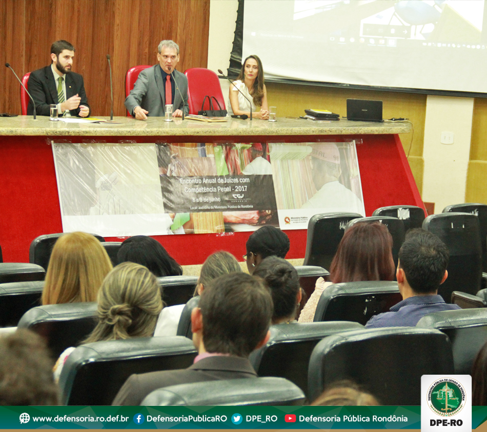 Defensoria participa do Encontro Anual de Juízes com Competência Penal