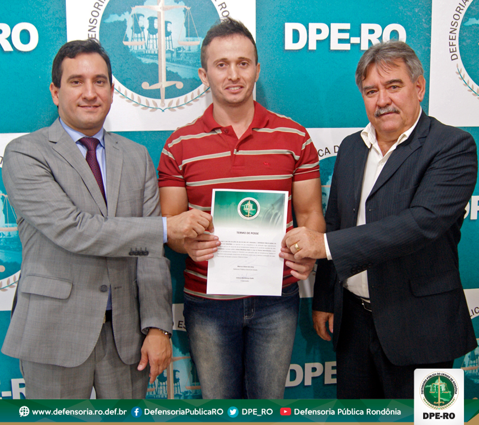 DPE-RO empossa técnico administrativo para Núcleo de Cacoal