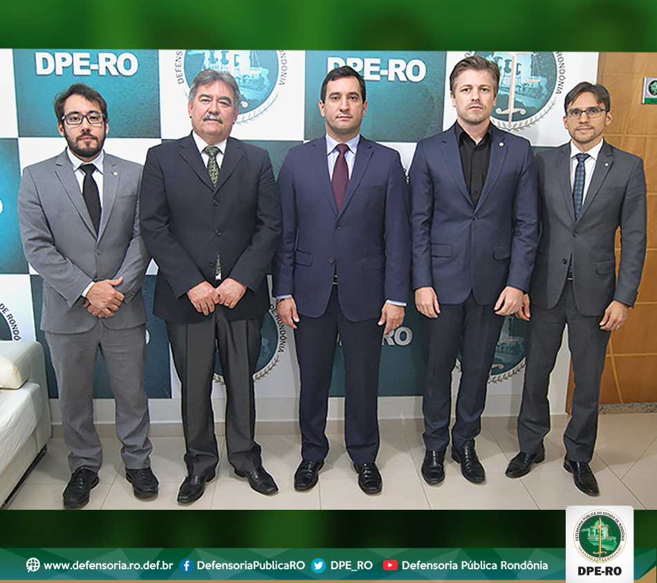 A partir de segunda,7, DPE-RO terá novo Corregedor-Geral e novo Subdefensor Público-Geral