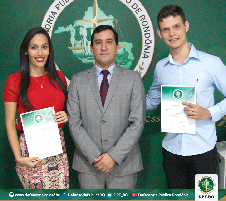 Analista em Publicidade e Técnico Administrativo tomam posse na DPE-RO