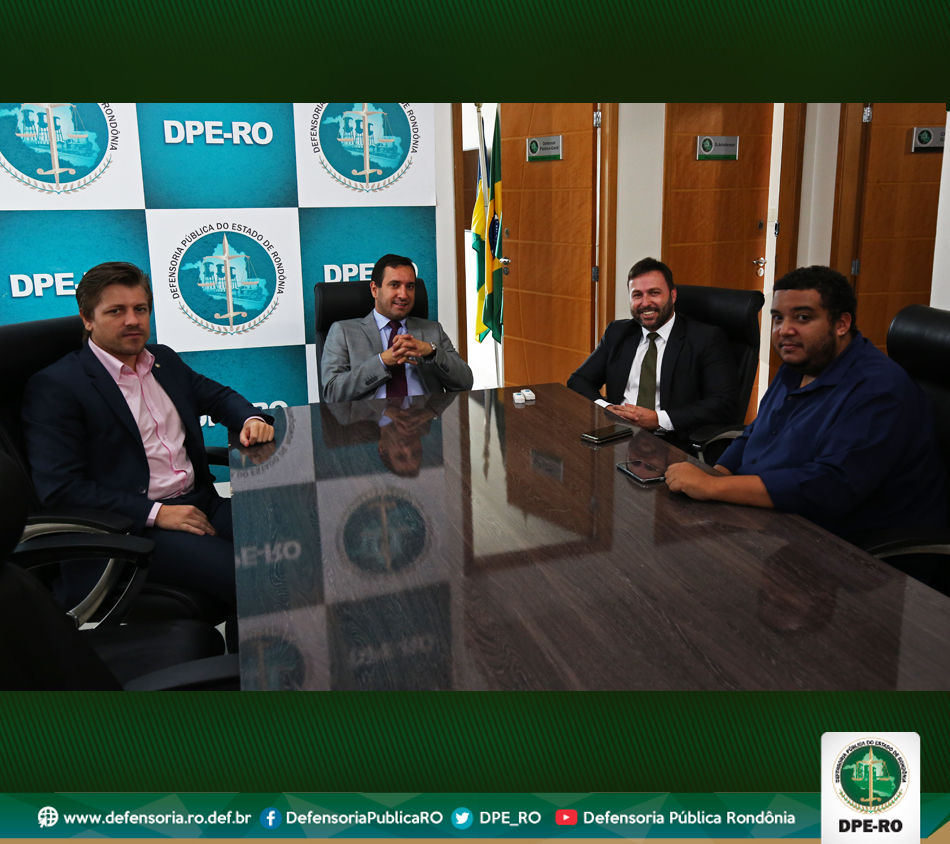 DPE recebe a visita do Secretário de Educação de Rondônia