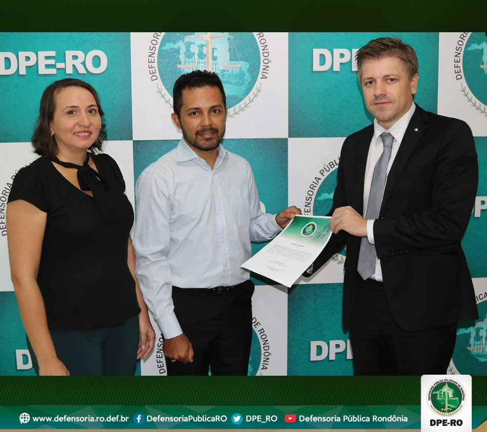 Defensoria empossa novo Técnico Administrativo