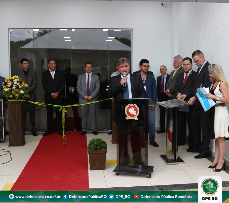 Doação de prédio à DPE-RO é anunciada durante inauguração do MP-RO em Santa Luzia