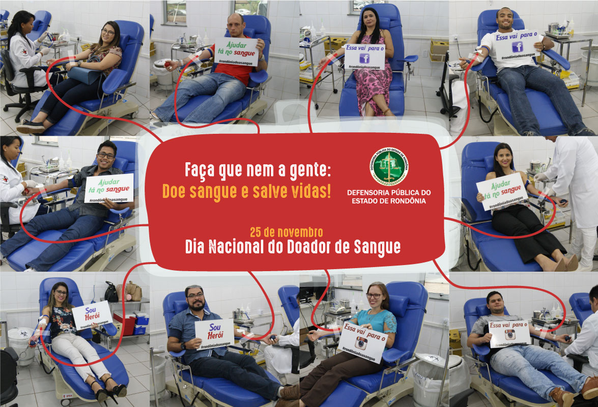 DPE realiza ação na semana nacional do doador de sangue