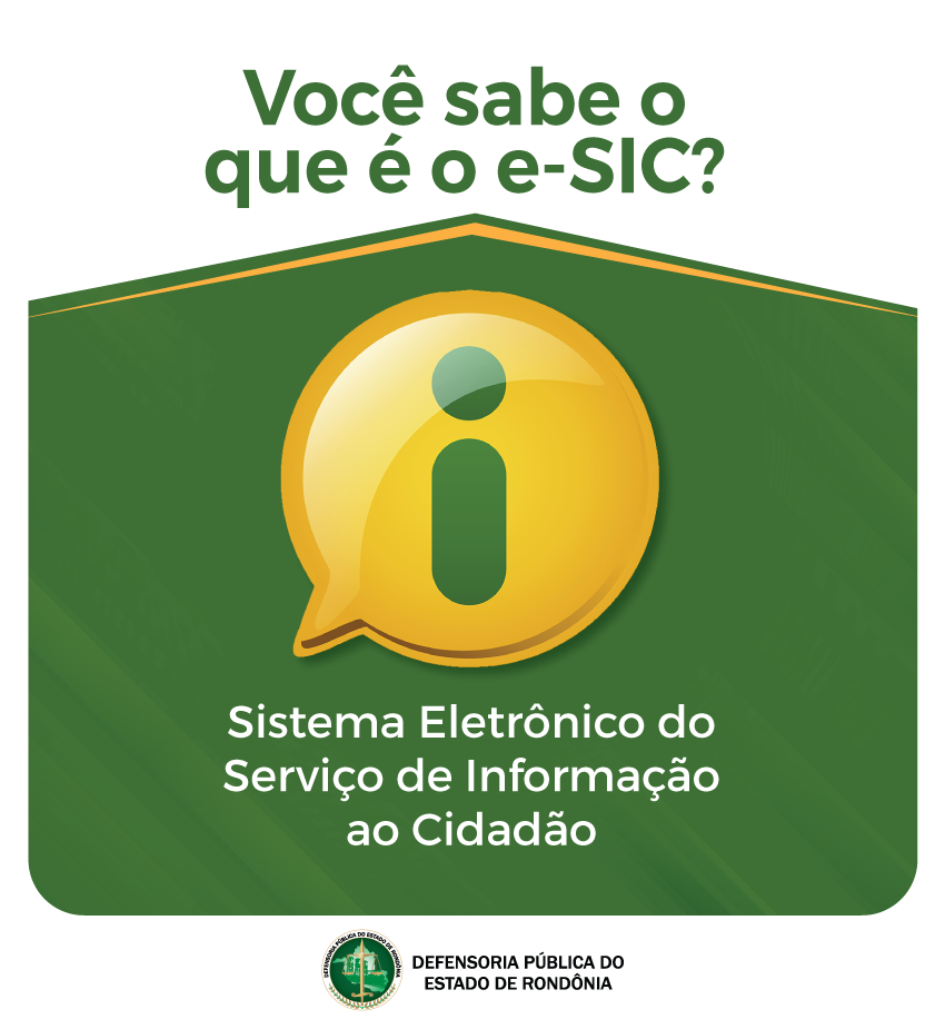 Site da Defensoria agora conta com link de acesso ao e-SIC