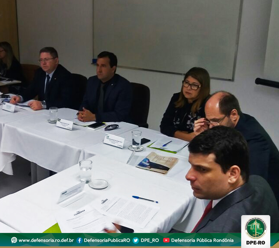 Em Brasília, DPE-RO participa de segunda reunião do Condege de 2018
