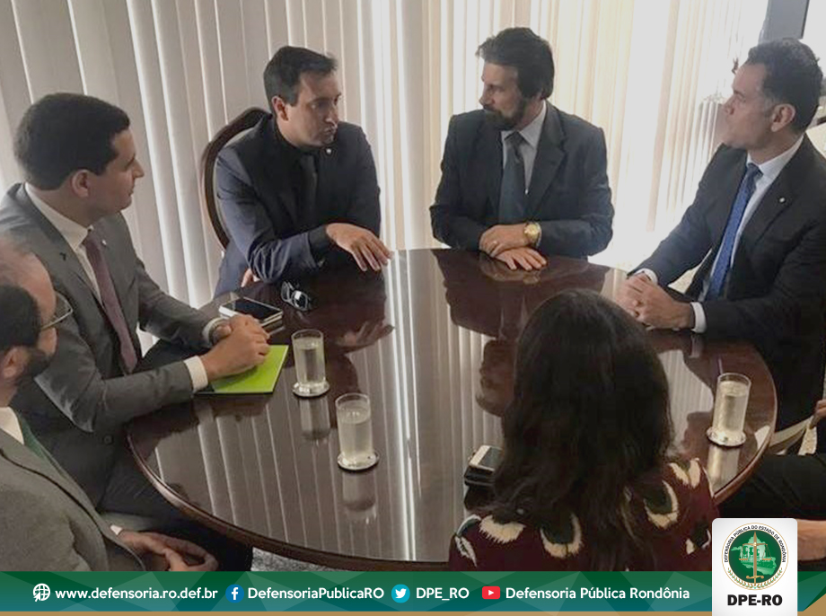 Defensoria aponta demandas da categoria em reunião com senador Valdir Raupp, em Brasília