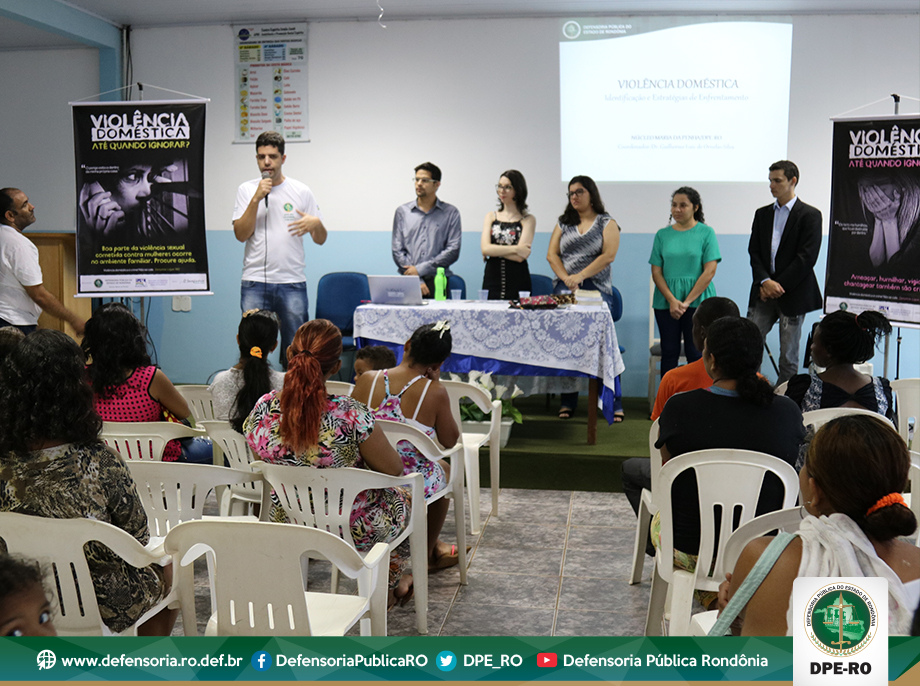 Núcleo Maria da Penha realiza palestra sobre violência doméstica no mês da Mulher