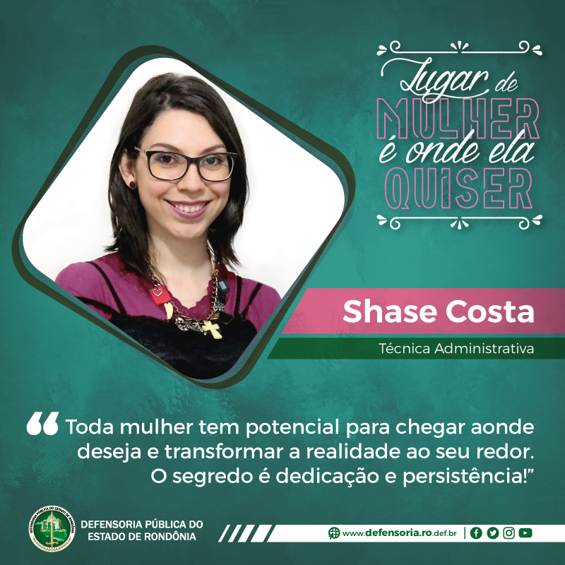 Lugar de Mulher é Onde Ela Quiser: inspirada em sua mãe, servidora lidera Núcleo Maria da Penha