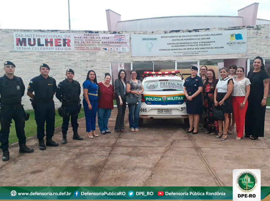 Núcleo Maria da Penha: Rede Lilás recebe equipe da Patrulha Maria da Penha