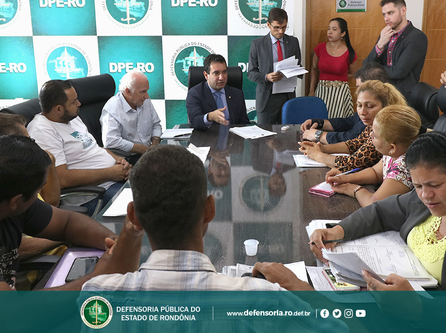 Defensor Público-Geral recebe representantes de associações de moradores