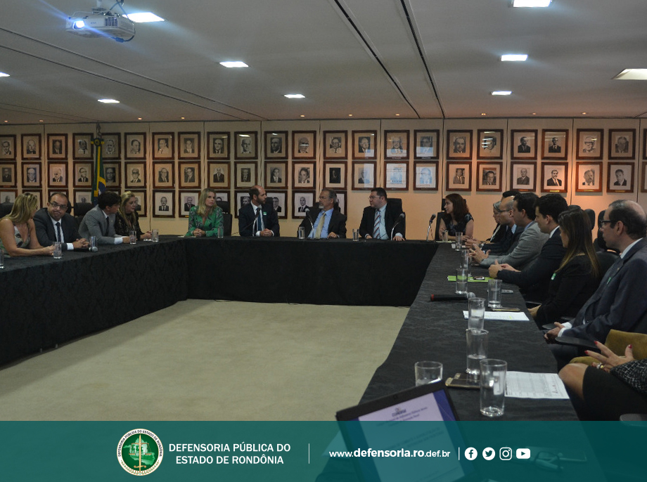 Com Ministro da Segurança Pública, DPE-RO discute Programa de Combate à Superlotação nos Presídios