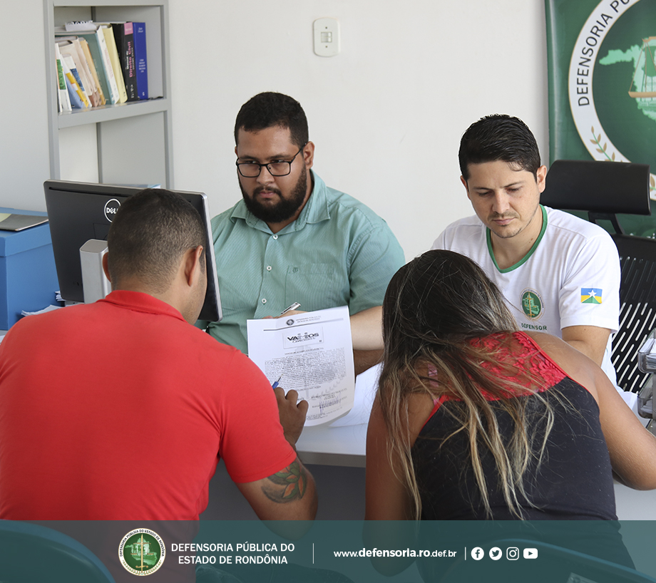 Sábado foi de conciliação para os assistidos da Defensoria Pública de Rondônia