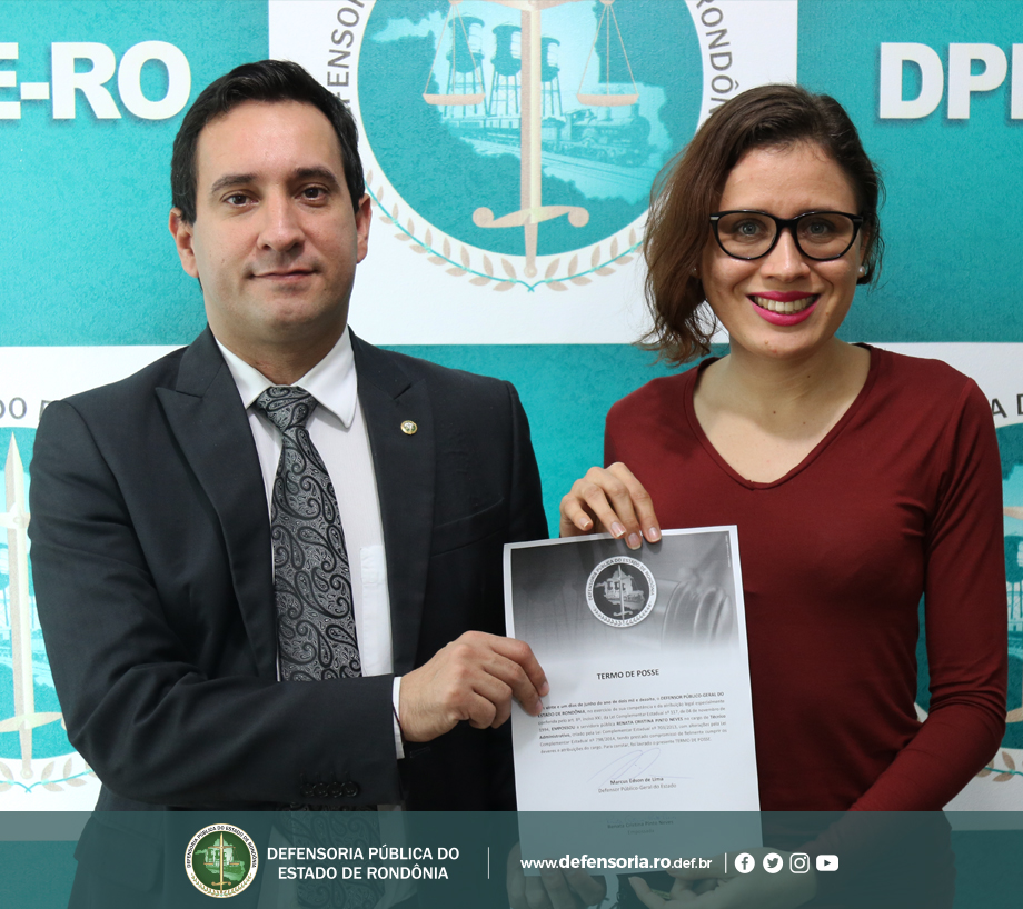 Defensoria recebe nova técnica administrativa para atuar no interior