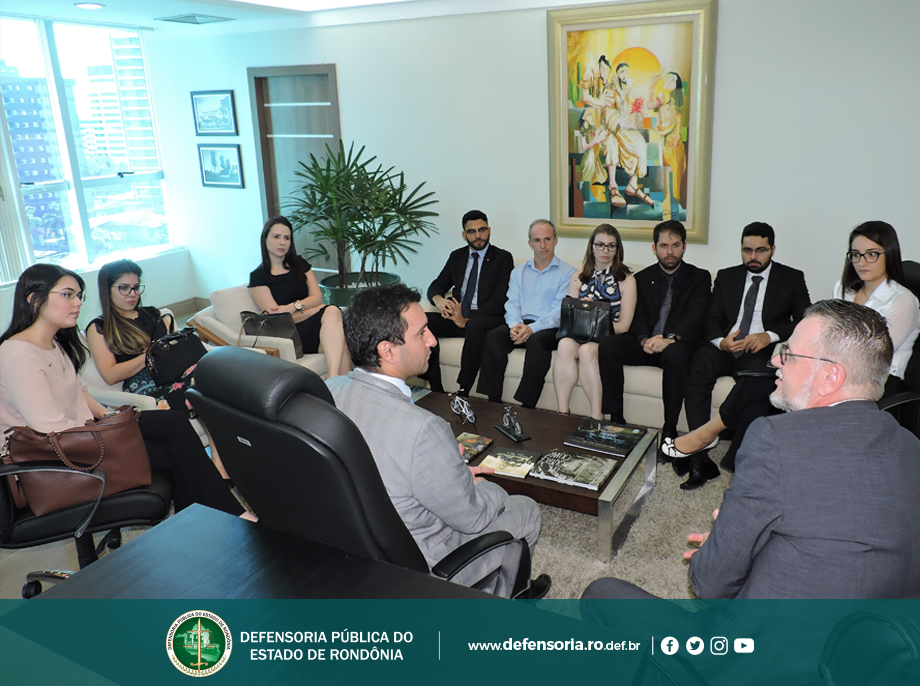 Em visita institucional, novos membros da DPE visitam o Procurador-Geral de Justiça do Estado