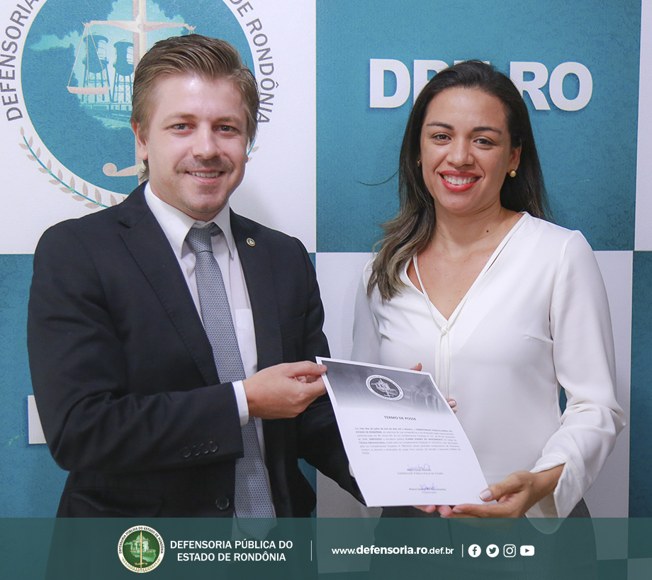 Defensoria Pública de Rondônia empossa nova servidora