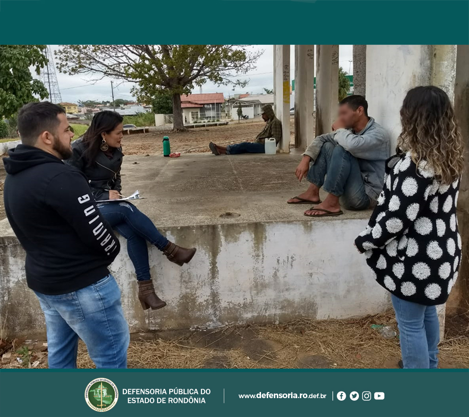 Em Colorado, Defensoria Pública atua em prol de pessoas em situação de rua