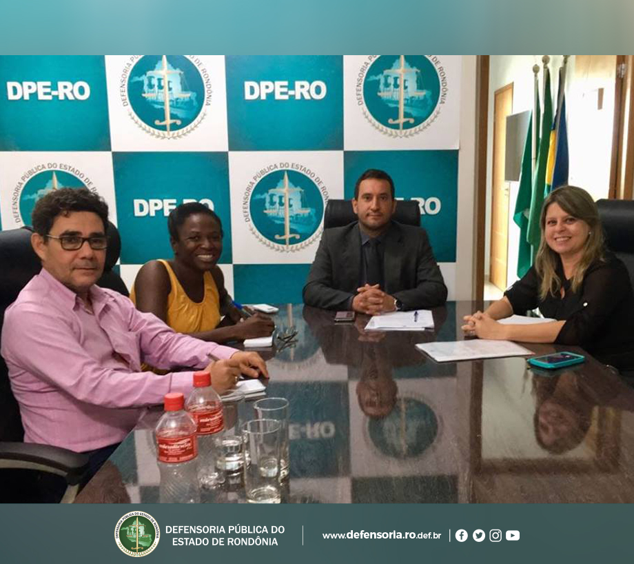 DPE-RO recebe equipe do Mecanismo Estadual de Prevenção à Tortura para alinhar parceria em projetos