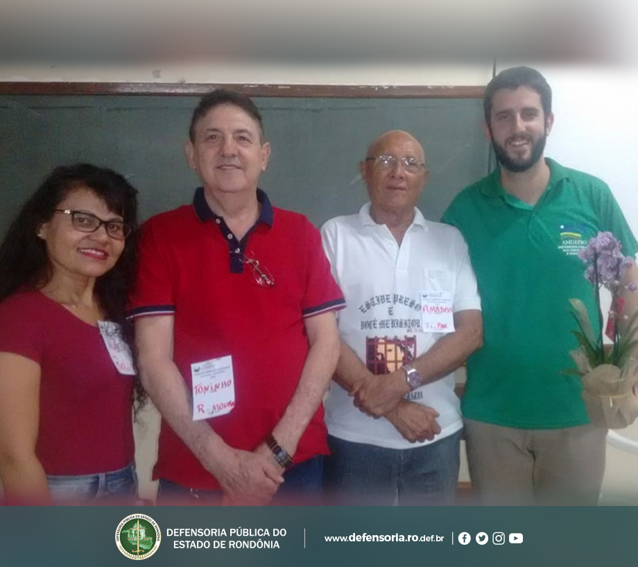 Ji-Paraná: Defensor da DPE-RO dá palestra em Curso de Formação de Voluntários da Pastoral Carcerária