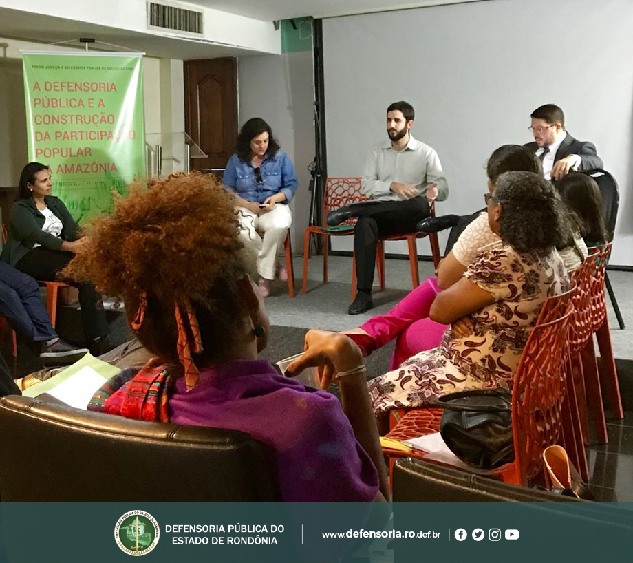Pará: Defensoria Pública de Rondônia participa de workshop sobre participação popular na Amazônia