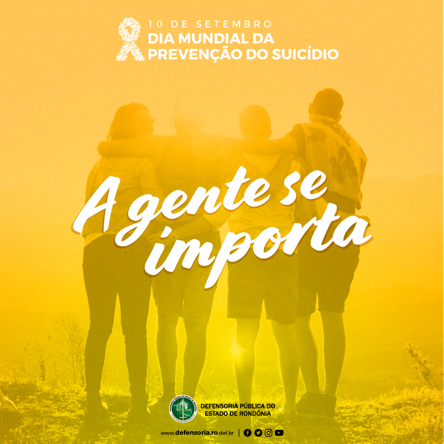 Dia 10 de setembro: Dia mundial da prevenção do suicídio