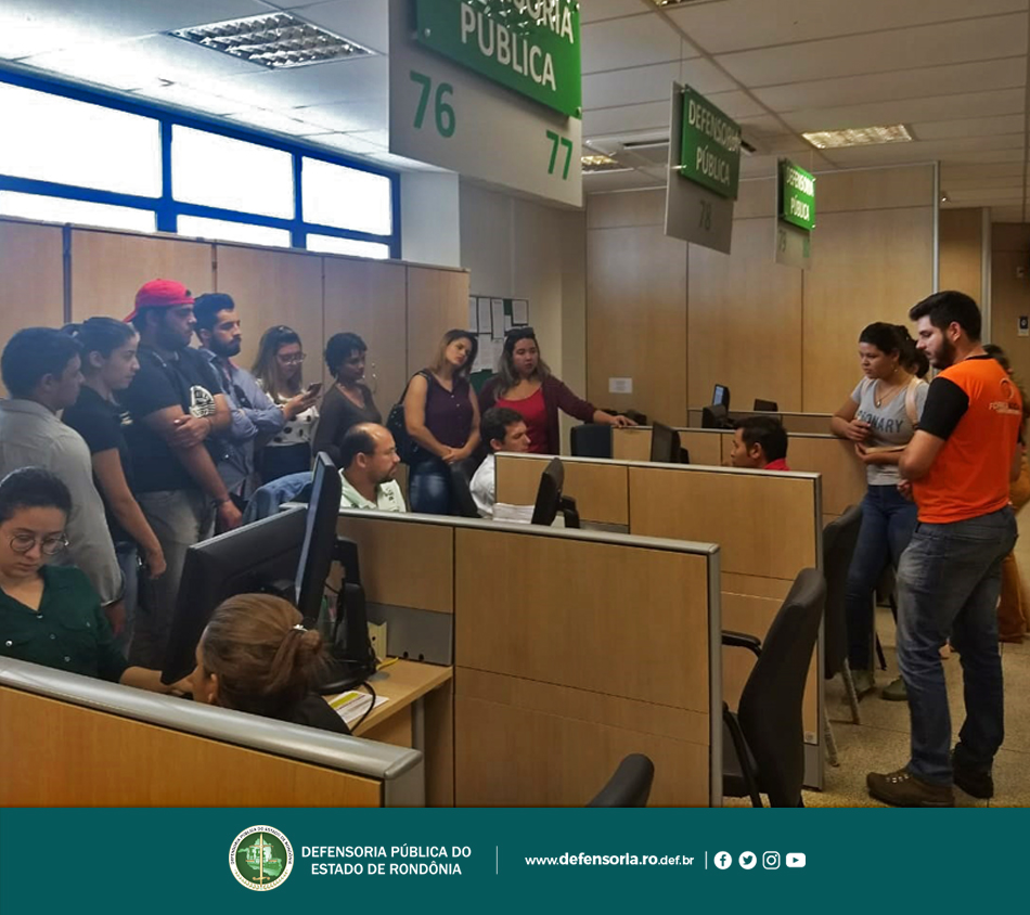 DPE-RO recebe alunos de Direito no Tudo Aqui