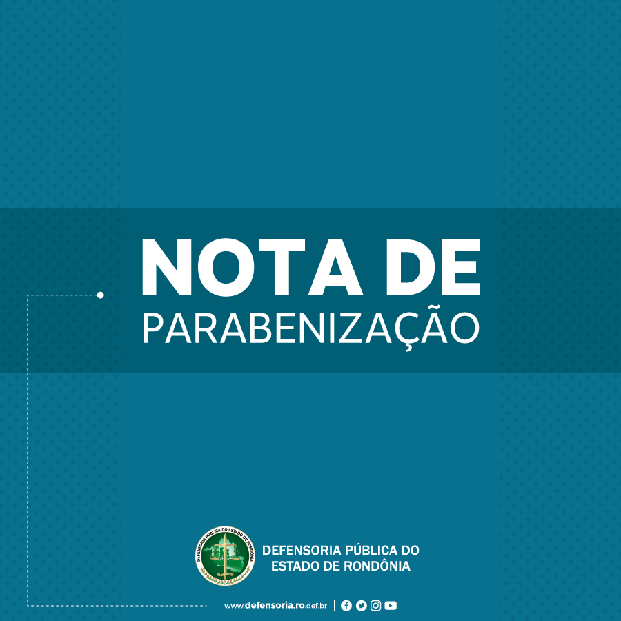 Nota de Parabenização