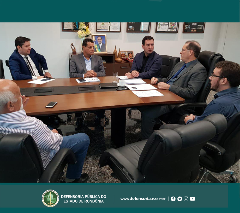 Defensor Púbico-Geral trata de assuntos estratégicos com Governador do Estado