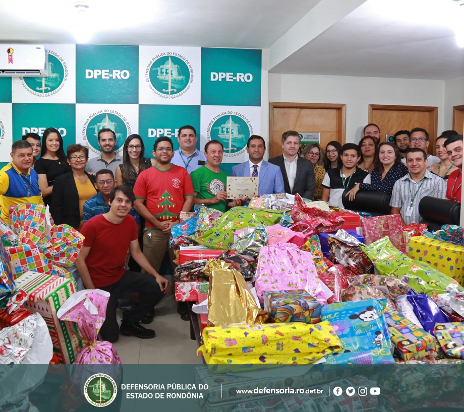 Defensoria Pública do Estado fará o natal de 236 crianças mais feliz