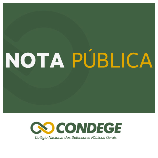Condege publica Nota Pública sobre propostas de alteração da legislação penal