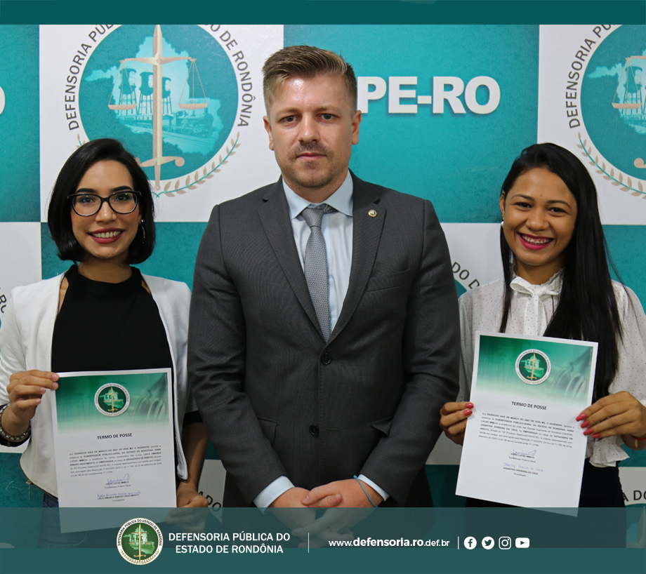 DPE-RO efetua novas posses de estagiárias