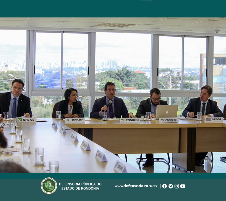 Defensor Público-Geral participa de reunião ordinária do Condege em Brasília