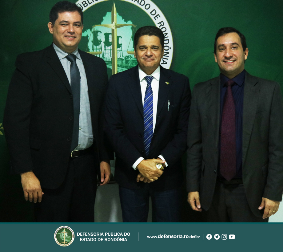 Secretário-chefe de Planejamento e Procurador do Estado visitam Defensoria Pública