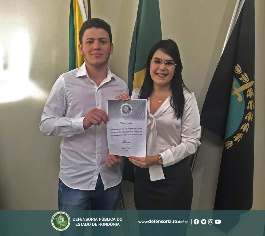 São Miguel do Guaporé: estagiário de Direito toma posse