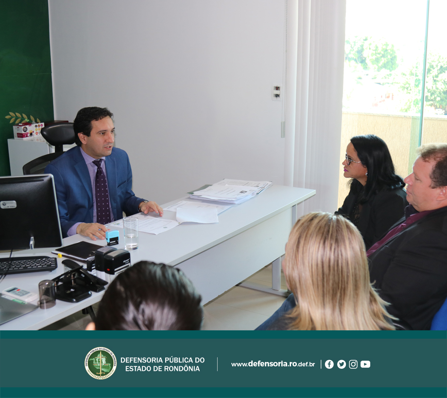DPE-RO recebe visita de Deputado Estadual Neidson de Barros