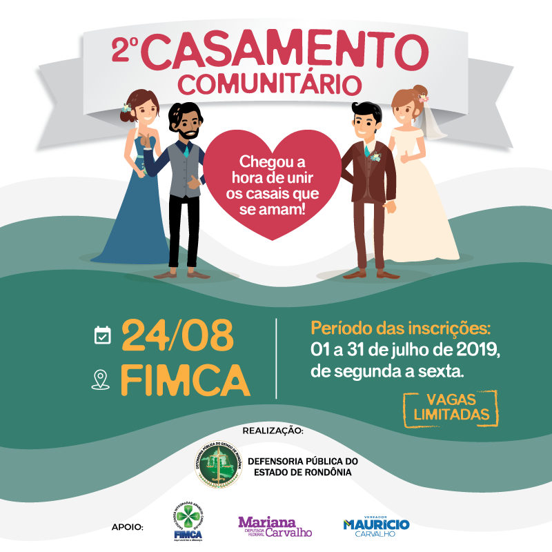 DPE-RO realiza segunda edição do Casamento Comunitário em Porto Velho