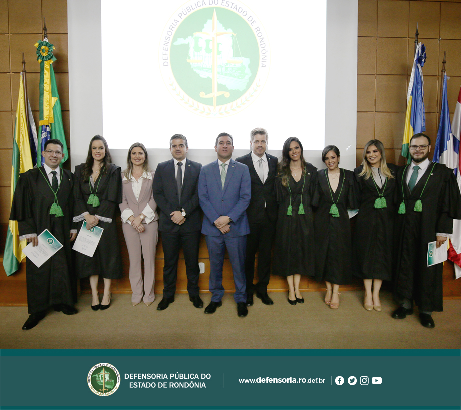 Defensoria empossa seis novos Defensores Públicos substitutos para o Estado de Rondônia