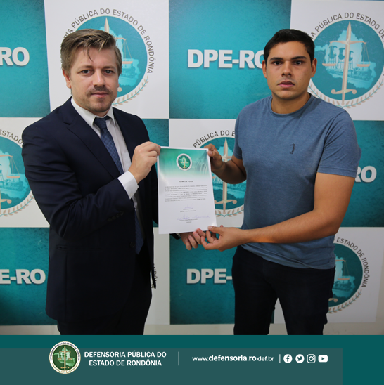 Defensoria empossa novo técnico administrativo para Porto Velho