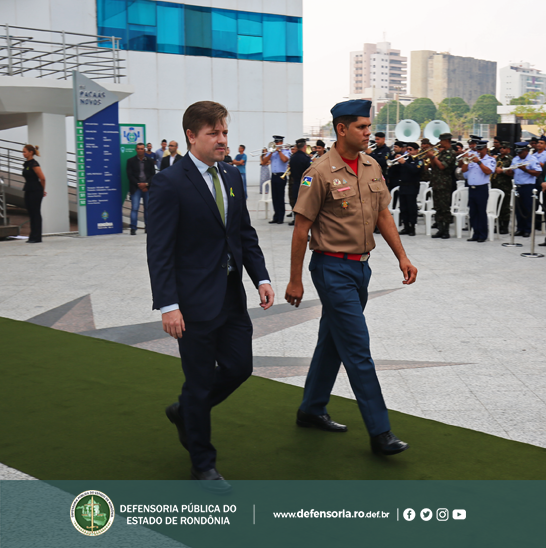 Defensoria Pública participa de abertura da Semana da Pátria no Palácio Rio Madeira, em Porto Velho