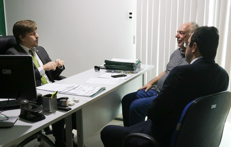 Defensoria Pública recebe visita de cortesia do Deputado Federal Mauro Nazif