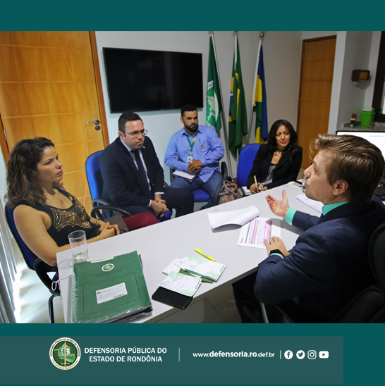 Defensor Público-Geral reúne-se com Secretária de Justiça do estado de Rondônia