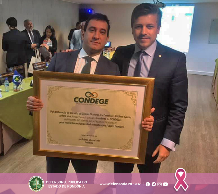 Paraíba: Marcus Edson é homenageado por sua atuação como Presidente do Condege (2018-2019)