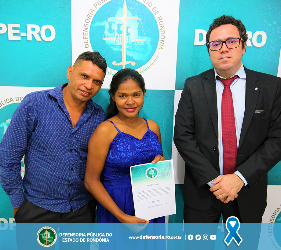 Defensoria empossa a nova estagiária de Serviço Social