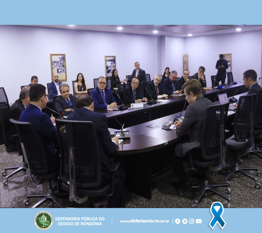 Defensoria Pública participa de reunião do Conselho do Estado de Rondônia