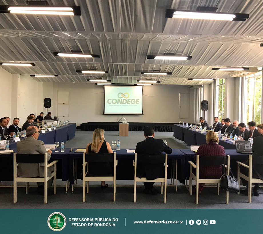 Defensor Público-Geral participa da 36ª reunião do Condege