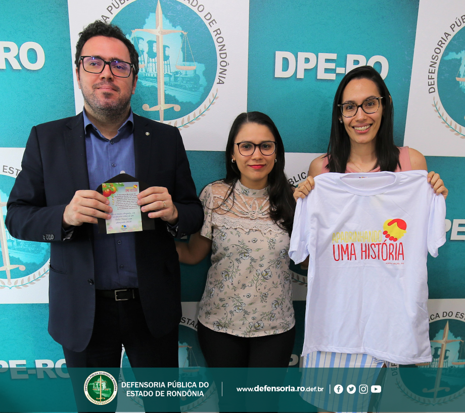 Subdefensor Público-Geral recebe visita da Coordenadora do Projeto “Apadrinhando uma História”