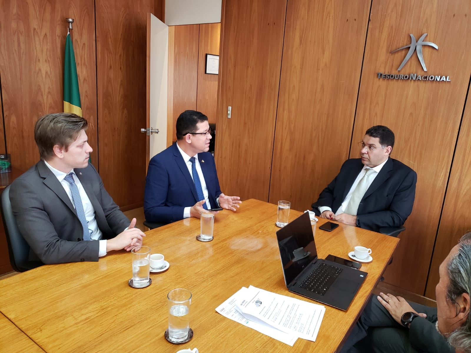 Defensor Público-Geral e Governador de Rondônia reúnem-se com Secretário do Tesouro Nacional