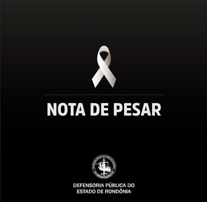 Nota de Pesar pela morte da servidora Maria Loureiro de Almeida